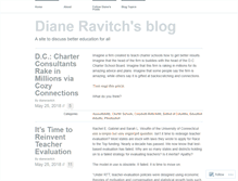 Tablet Screenshot of dianeravitch.net